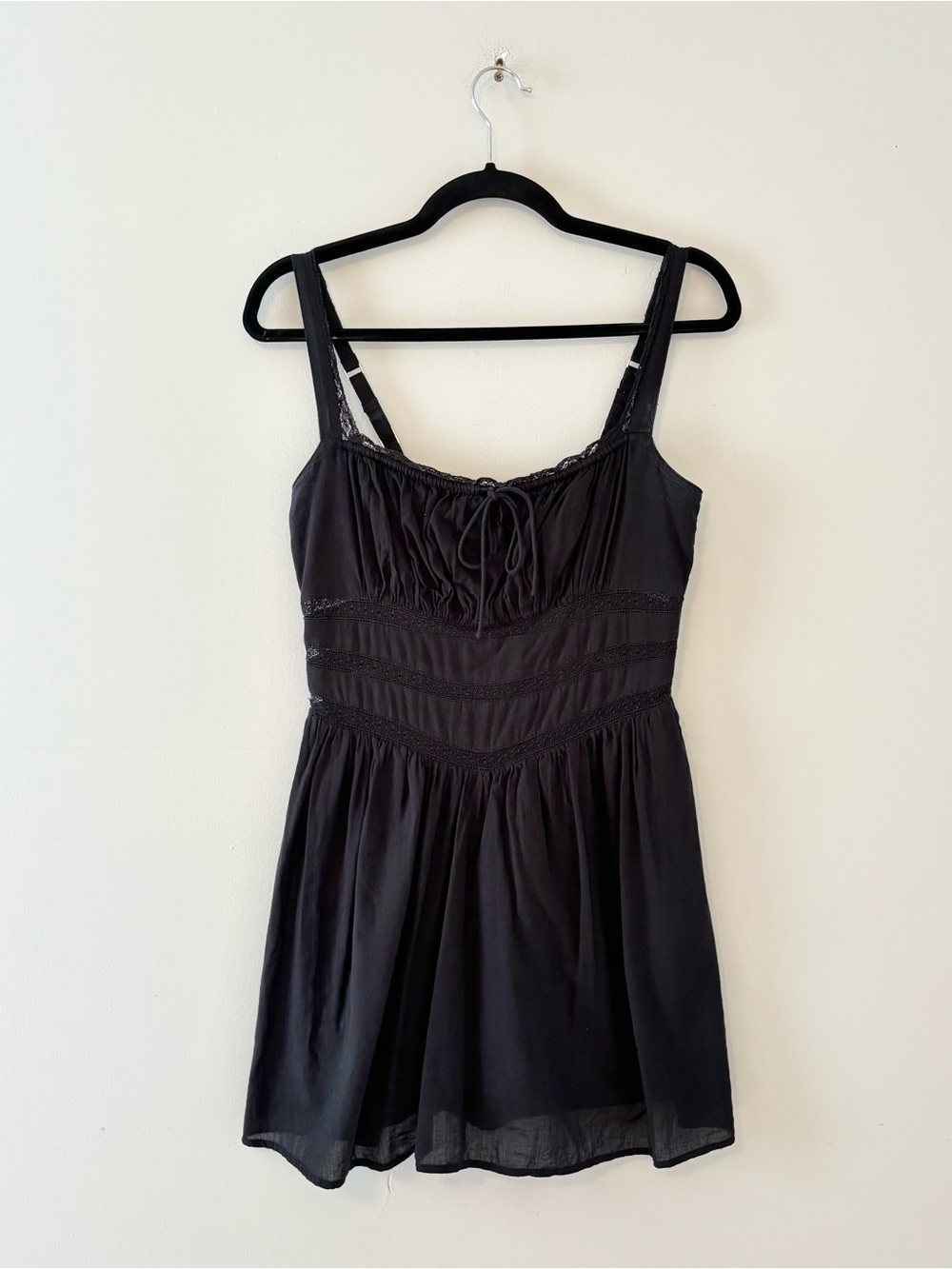 Abercrombie & Fitch Pieced Lace Romper Mini Dress Sweetheart Neckline Lined